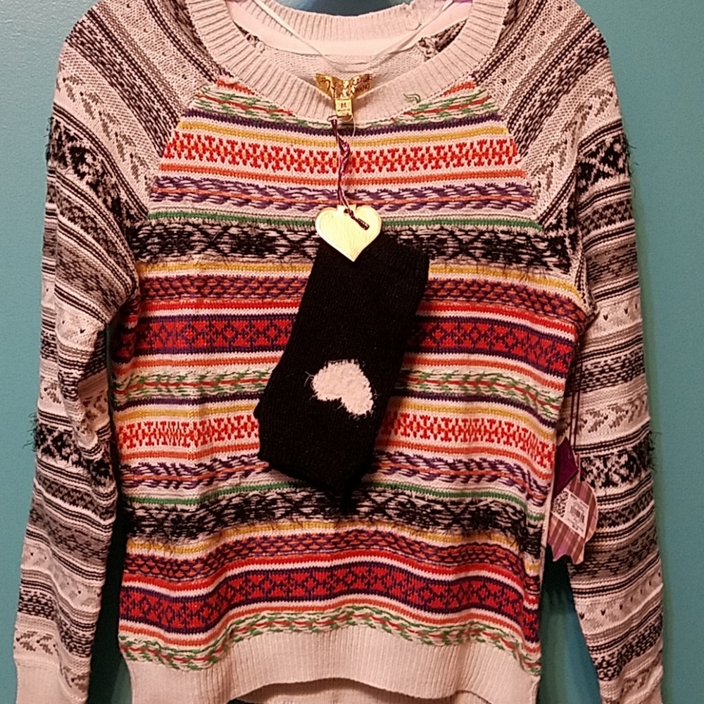 Multi color sweater